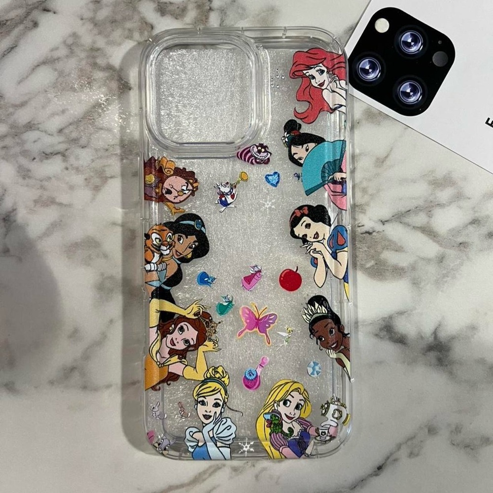 Iphone 16 Pro Max Disney Princess Clear Phone Case